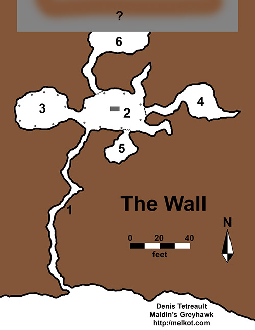 The Wall encounter map